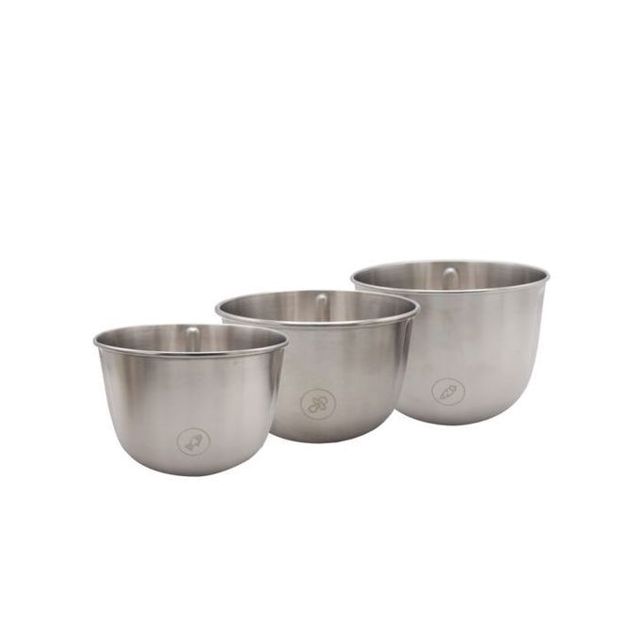 Kitchen Lab Mini Hachoir 3 Bols En Inox 350W Inox