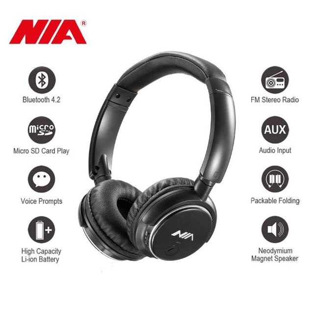 Nia Casque Wireless sans fil Bluetooth Q1