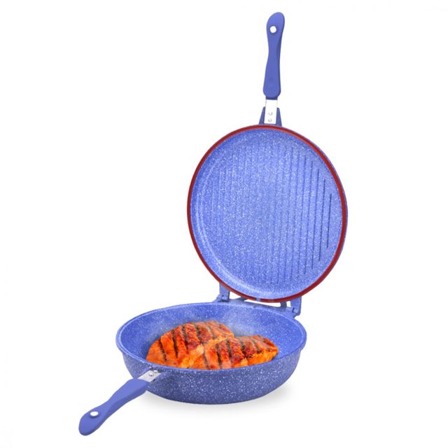 Relance Batterie de cuisine Wave 8 pièces Granit bleu