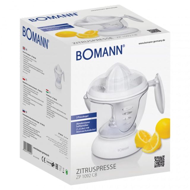 Bomann presse agrumes electrique ZP1092 CB