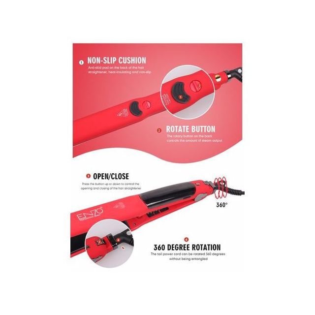 Enzo lisseur a la vapeur professional en-3999