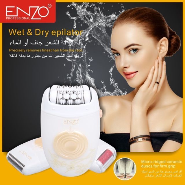 Enzo epilateur et rasoir electrique 3en1 en-3089