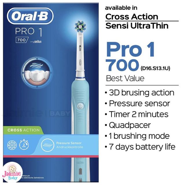 Oral-b brosse à dents électrique rechargeable PRO 1