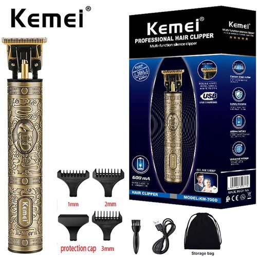 Kemei tondeuse à cheveux rechargeable Km 700 D