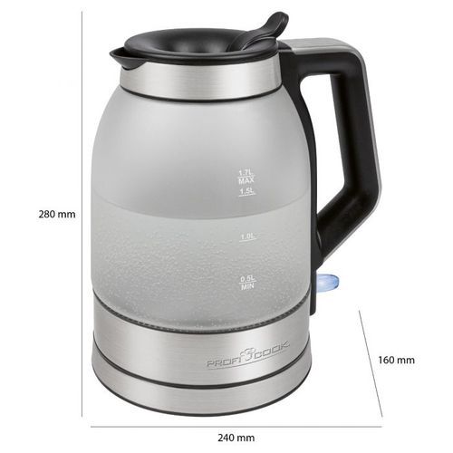 Proficook Bouilloire Electrique 2200W Pc Wks 1215 G