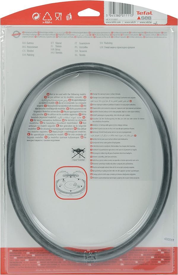 joint coocotte seb clipsominut 5L/7.5L/9L D245 (pièce)