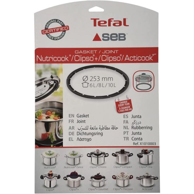 Seb Joint SEB clipso 6L/8/10l D253mm x1010003 (pièce)