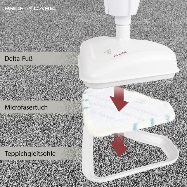 Profi-Care Brosse vapeur 1500 W PC-DR 3093