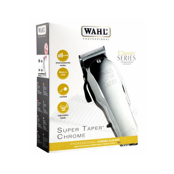 Wahl Super Taper Chrome Tondeuse à Cheveux