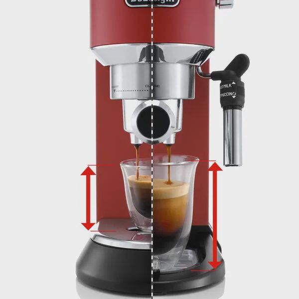 DeLonghi Machine à café cafetiere dedica EC685 R