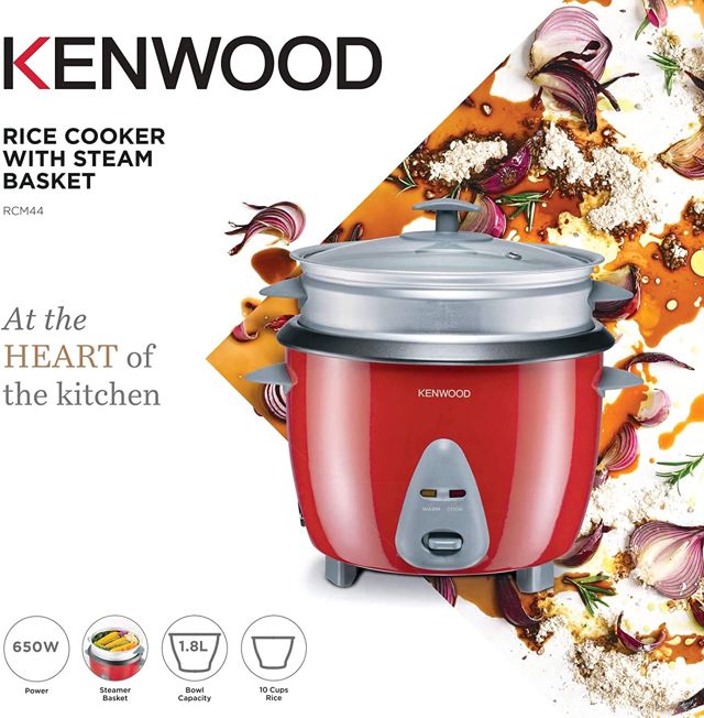 Kenwood Cuiseur à riz  2 en 1 1,8 L RCM44