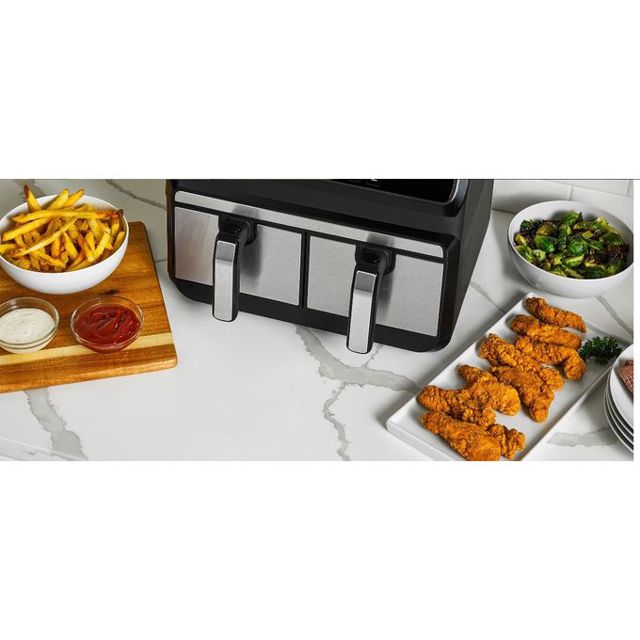 Kitchenlab friteuse sans huile 9 litres 2Panier 1800W
