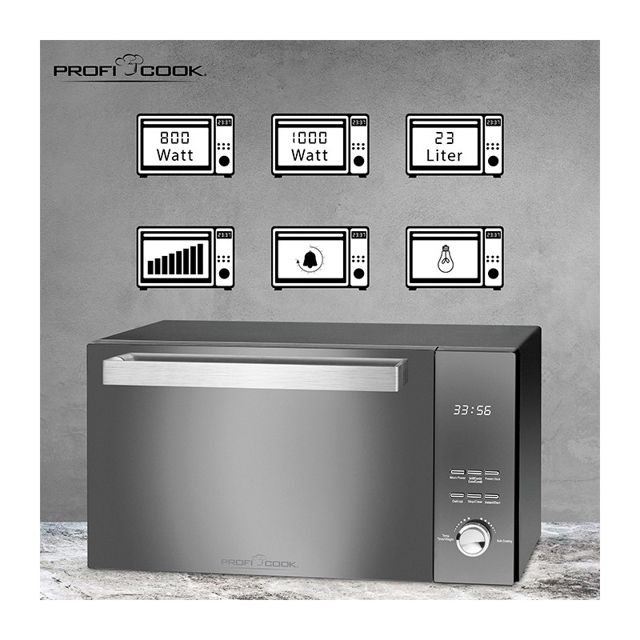 Proficook Micro-Ondes Avec Grill PC-MWG 1204