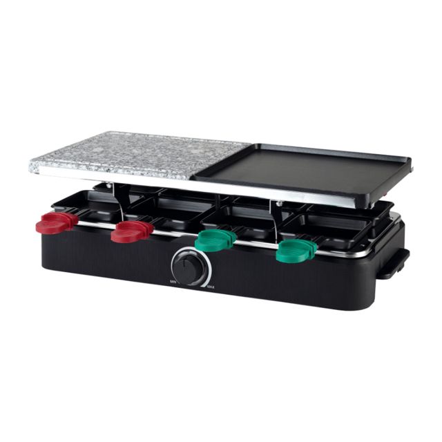 Quigg grill avec 08 raclettees électrique 1400watt
