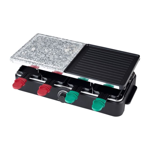 Quigg grill avec 08 raclettees électrique 1400watt