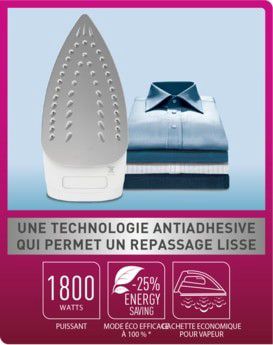 Calor fer à repassé virtuo 1800 W FV1710C0
