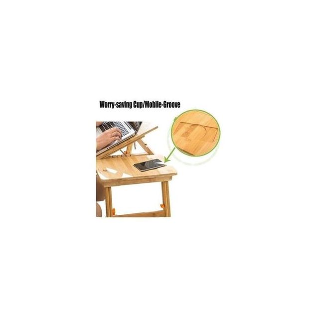 Capsys table laptop refroidissement Usb En Bois Bm92