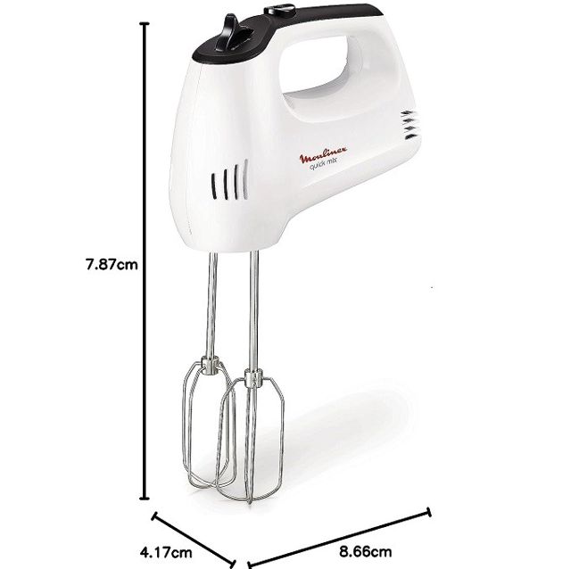 Moulinex batteur hm3101 quick mix fouets et crochets