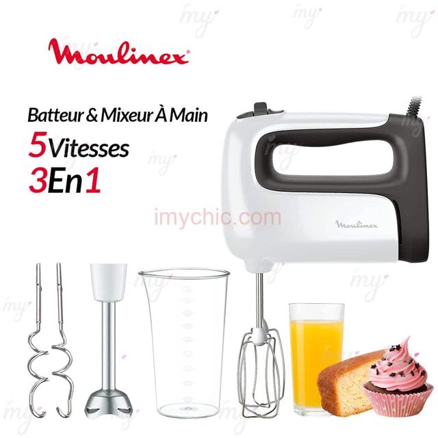 Moulinex batteur mélangeur 500w prép Mix HM462110