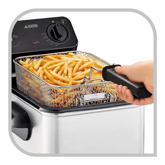 Seb friteuse 4litres family pro fr506D00 inox 2400w