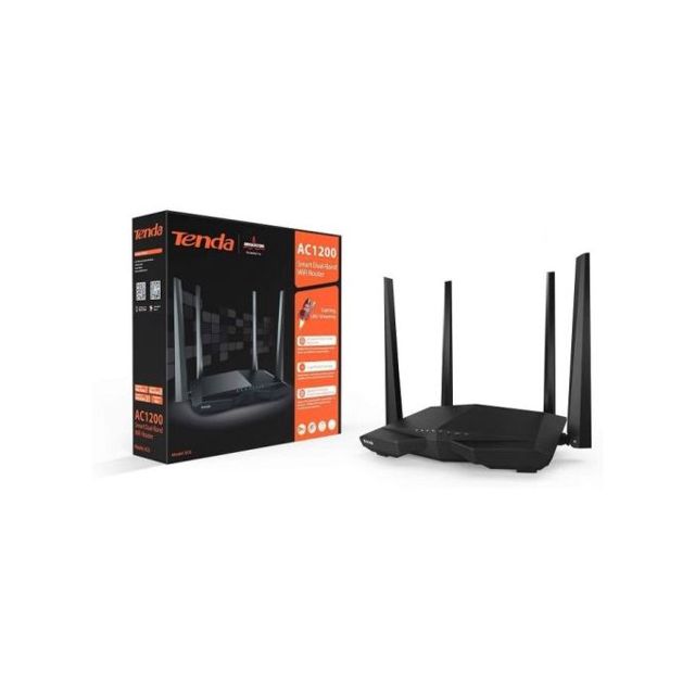 Tenda Modem Router V12 AC1200 Dual Band Wireless VDSL2/ADSL2