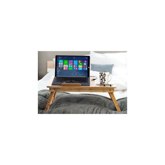 Capsys table laptop refroidissement Usb En Bois Bm92