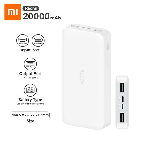 Xiaomi Power bank redmi XIAOMI 20000mah