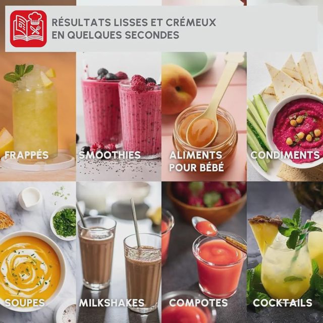 Moulinex blender mixeur 800w 1.75L LM439D10