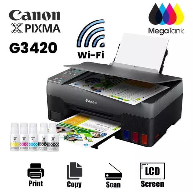 Imprimante Multifonction Wifi Canon PIXMA G3420