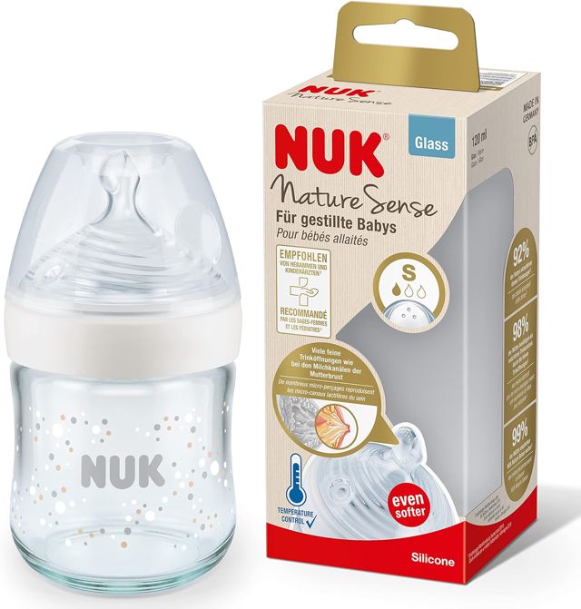 Nuk nature sense avec temperature control 120ml