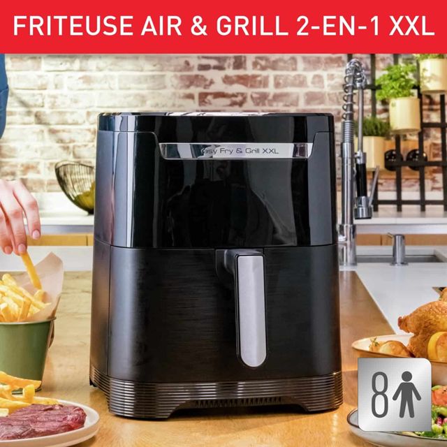 Moulinex Friteuse sans huile XXL grill 6.5L EZ801810
