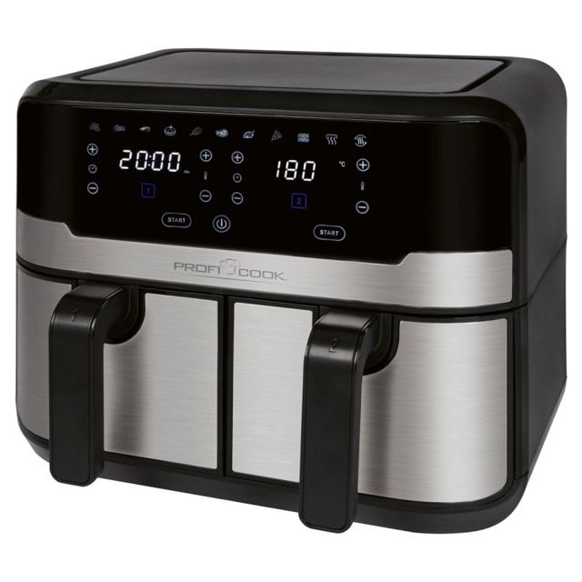 Proficook double friteuse à écran tactile PC-FR 1242 H