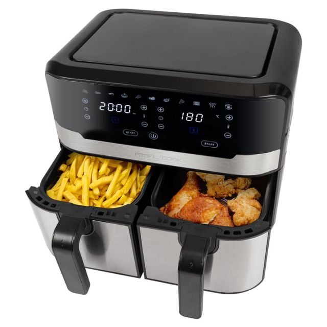 Proficook double friteuse à écran tactile PC-FR 1242 H