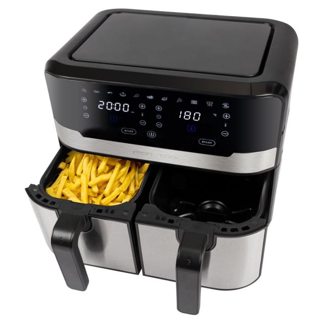 Proficook double friteuse à écran tactile PC-FR 1242 H