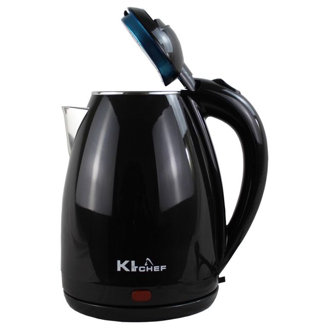 Kitchef Bouilloire électrique noir 1.8L 1500W KT 18C