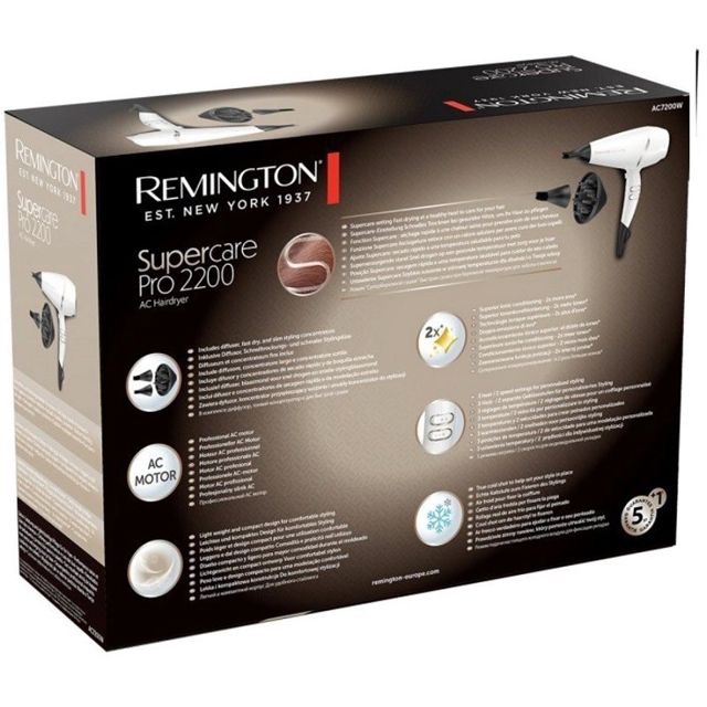 Remington supercare pro sèche cheveux ac7200w