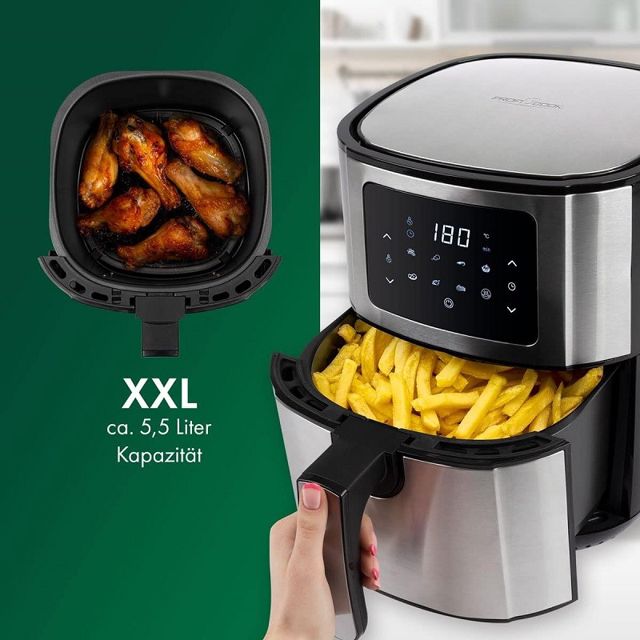Proficook friteuse à air 5.5 litres 1400w pc-fr1239 H