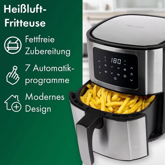 Proficook friteuse à air 5.5 litres 1400w pc-fr1239 H