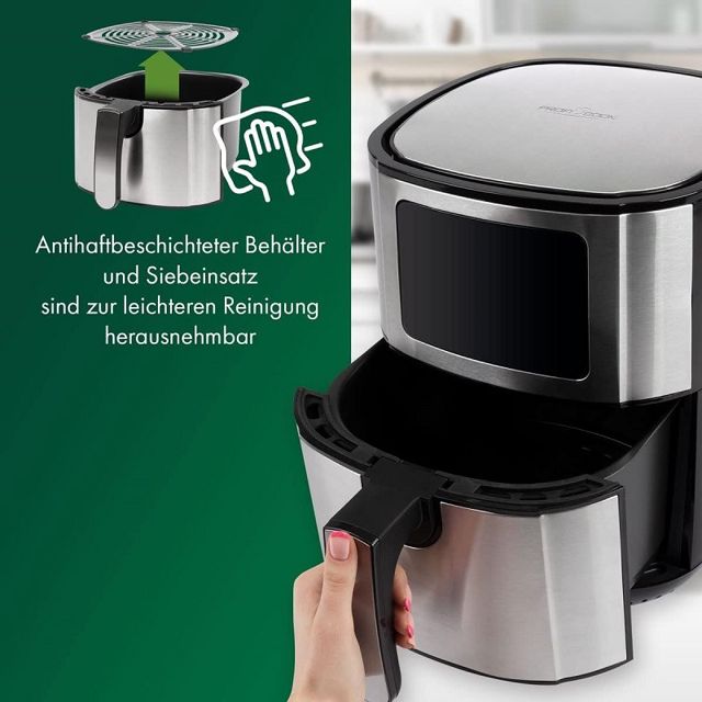 Proficook friteuse à air 5.5 litres 1400w pc-fr1239 H