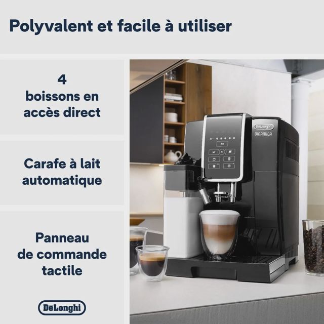 DeLonghi dinamica cafétiére broyeur ECAM350.50.B