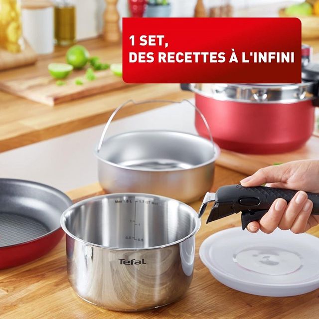 Tefal Ingenio All-In-One Batterie de cuisine 8 p P4704200