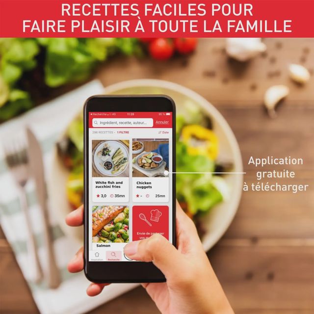 Moulinex friteuse Easy Fry & Grill 2en1 6.5L EZ801D10