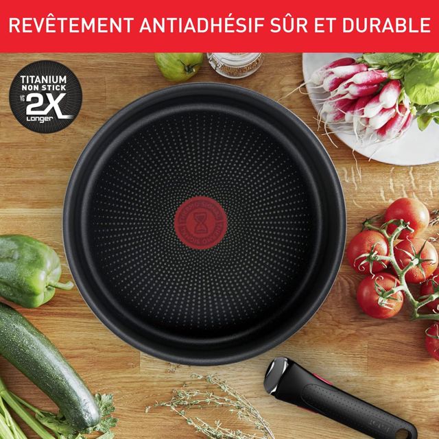 Tefal Ingenio Batterie de cuisine 20 pièces L897SK04