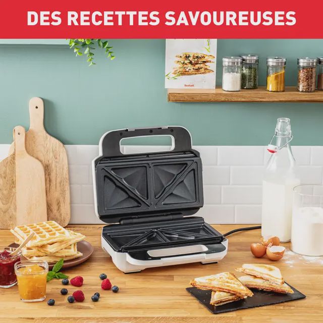 Tefal Gaufrier XL 2-en-1 SW701110 850 W