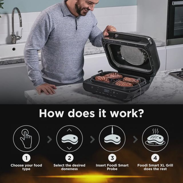 Ninja foodi friteuse smart xl grill et air fryer AG551