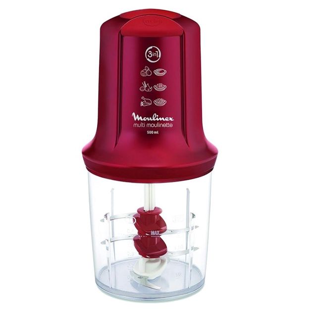 Moulinex mini hachoir moulinette 3en1 AT714G32