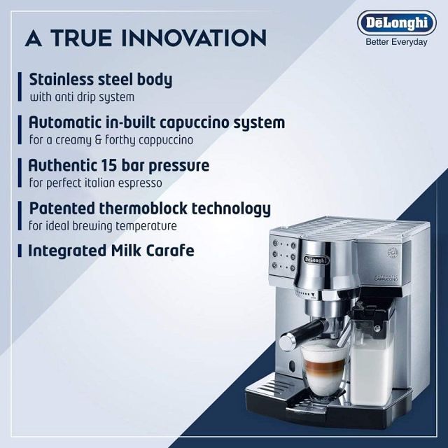 DeLonghi Expresso Pompe EC850M 15 Bars