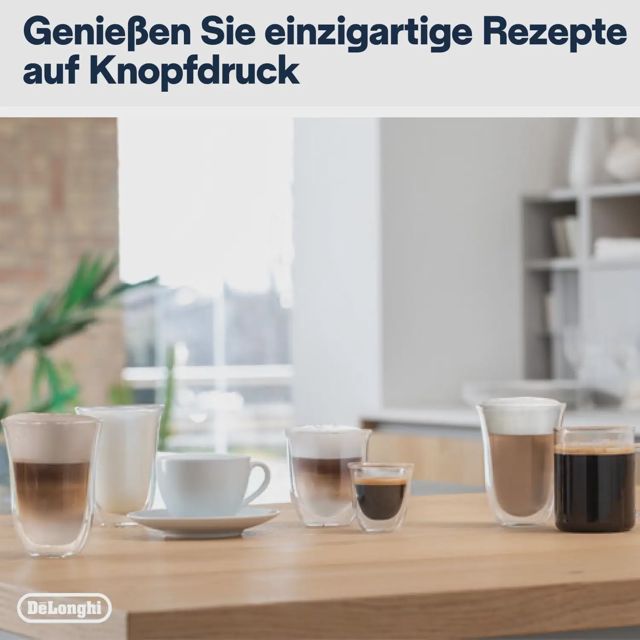 DeLonghi ECAM46.860.W Café Broyeur Eletta Evo