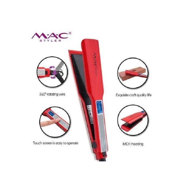 Mac lisseur mc-2088 Matière principale céramique Rouge