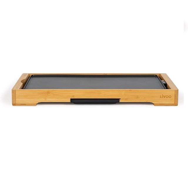 Livoo plancha gril bambou 2200W noir DOC202